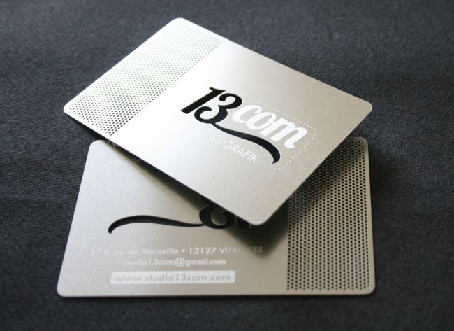 Carte métal Brute 13COM - Spécialiste carte de Luxe